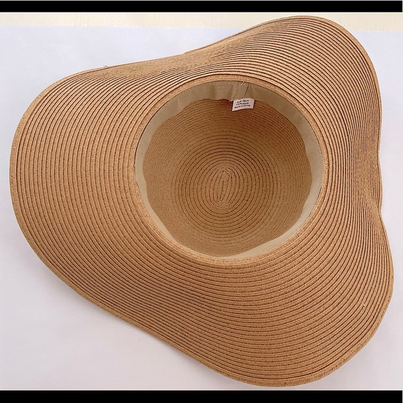 *RARE* Limited Edition LuLaRoe Summer Floppy Brimmed Straw Beach & Pool Sun Hat - Picture 4 of 4